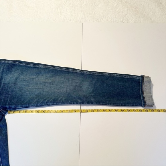 Madewell Slim Straight Mid Rise Blue Jeans - Size 27 - Picture 11 of 16